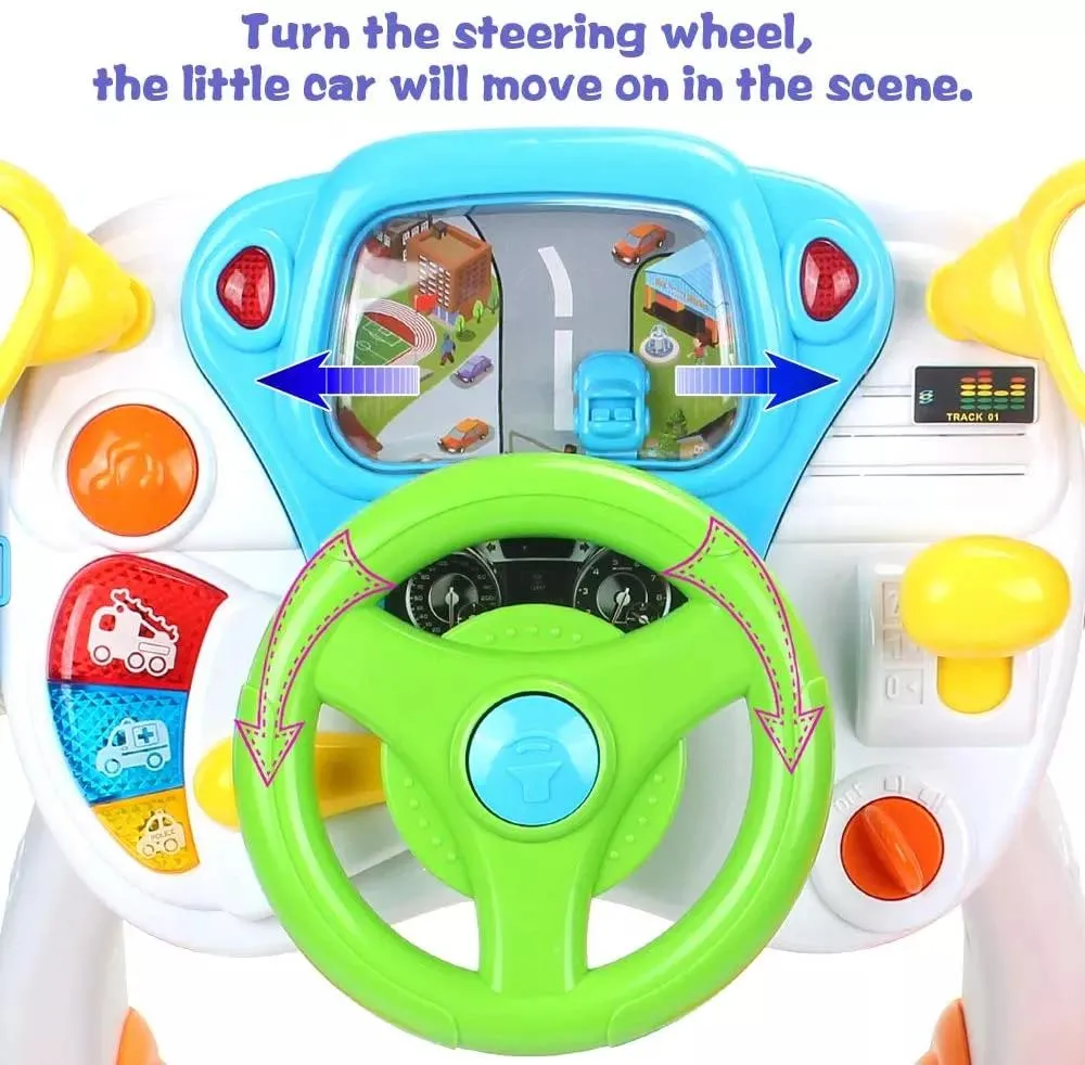 Interactive Steering Wheel Toy Detail 3