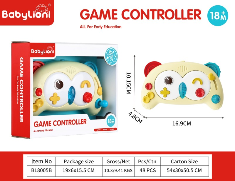 Baby Toddler Toy Learn Game Console, Musical Learning Activity for Pretend Play