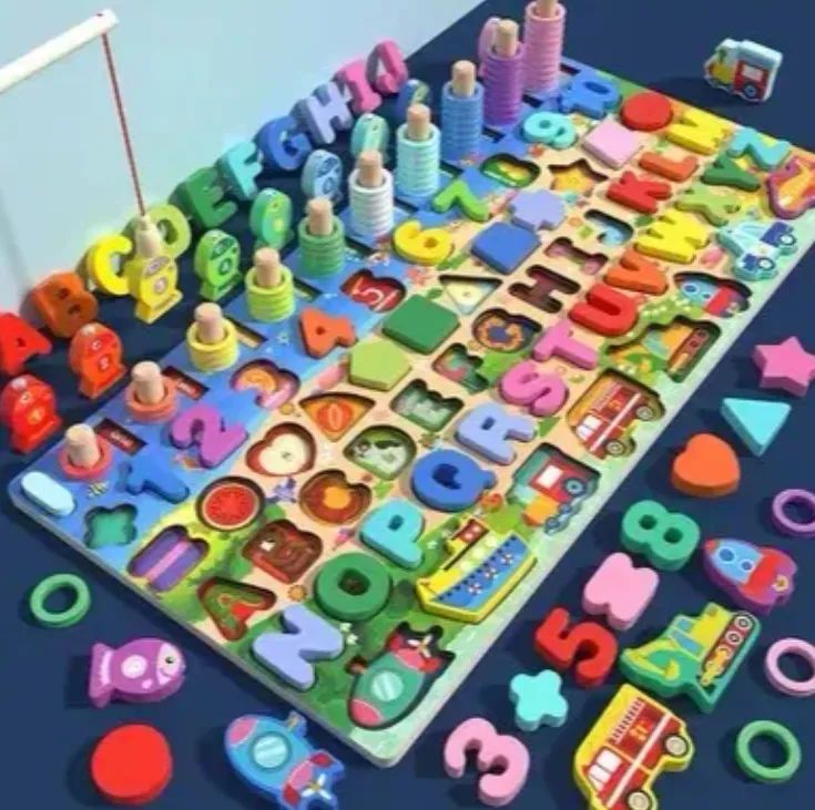 Baby Logarithm Board Interactive Educational Toy Gift