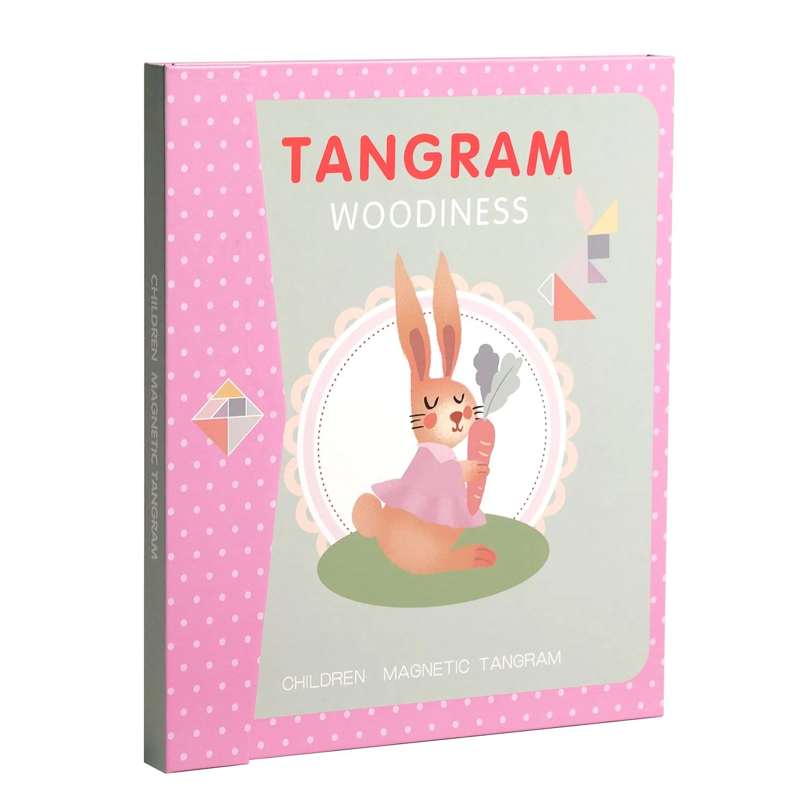 Magnetic Tangram Puzzle - Stem Learning Toy for Kindergarten &amp; First Grade, Montessori Math Activity for Ages 5+