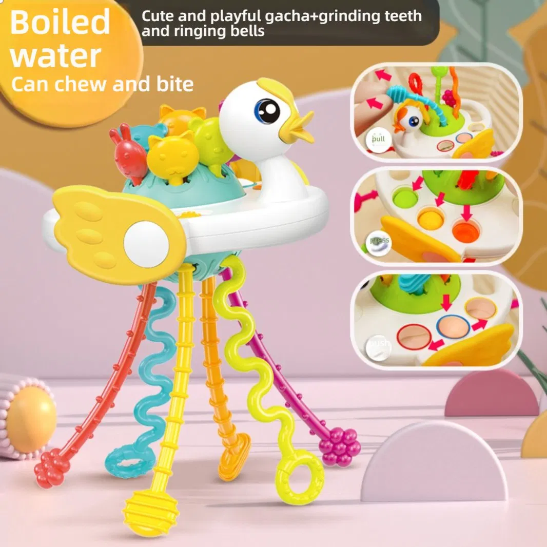 Wholesale Soft Silicone Teething Sensory Educational Montessori Baby Toddler Kids Plastic Toy