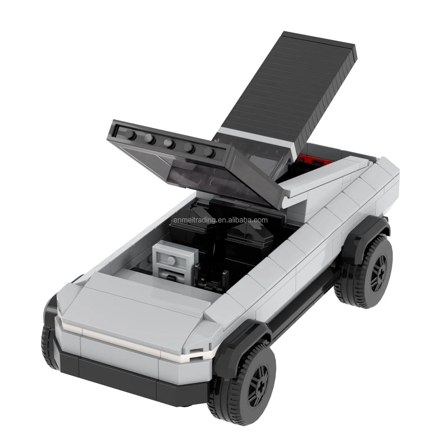 Moc City Toy Car Cyberpunk Model Plastic Building Block Sets for Kids Toys Moc4132 Company Customlize Gift