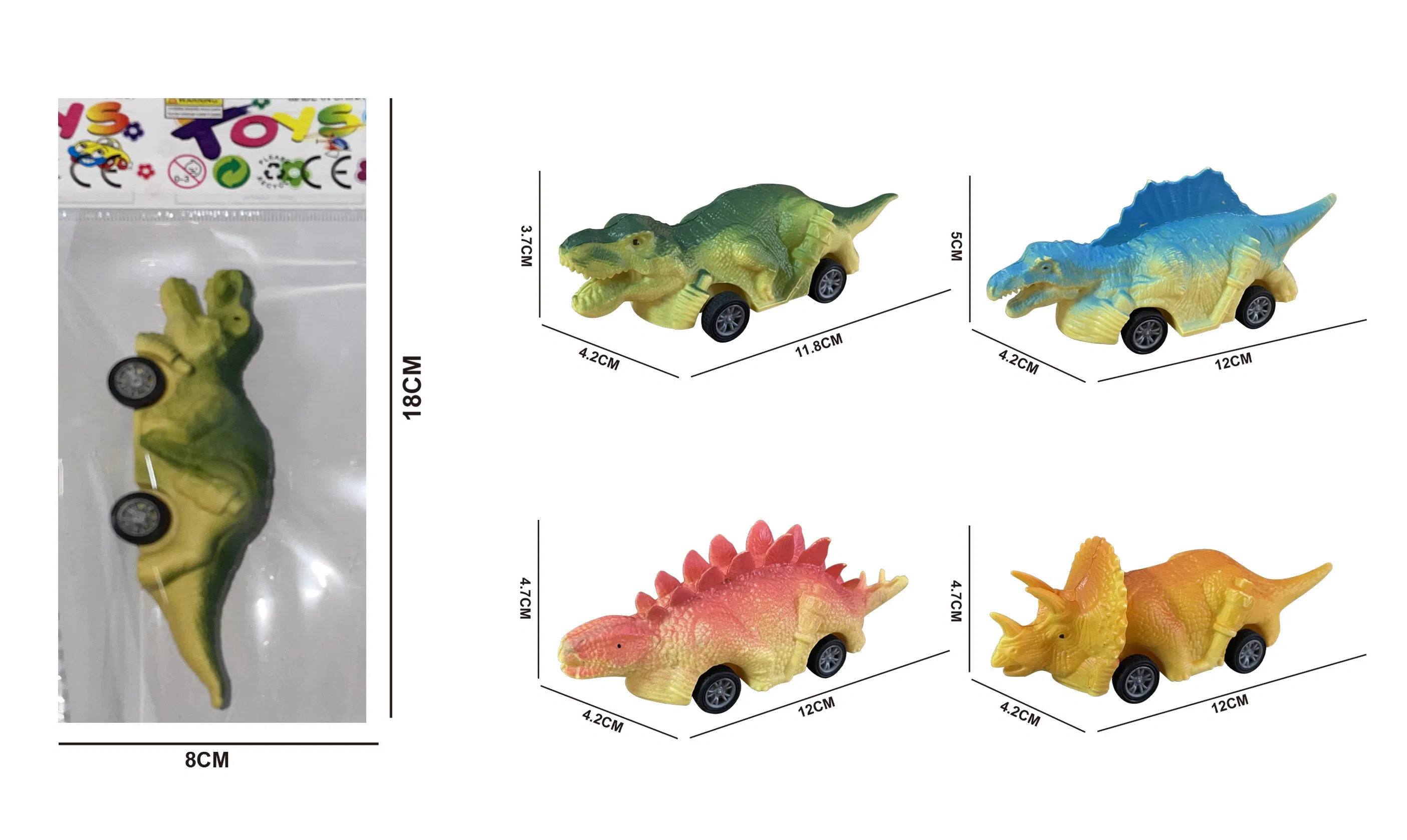 Lightweight Design Child Plastic Truck Car Toy for Hand-Eye Coordination Aid