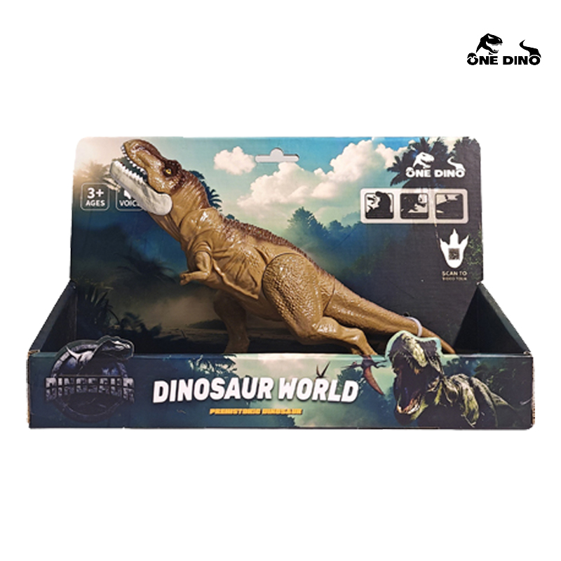 Wholesale Educational Electric Plastic Tyrannosaurus Rex Dinosaur Toy with Sound, Movable Joints and Battery Included Stem Learning Children Kids Gift Toys