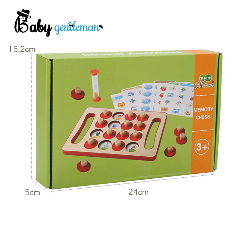Wooden Matching Game Chess Exercise Memory Training Early Educational Toys Z12046e