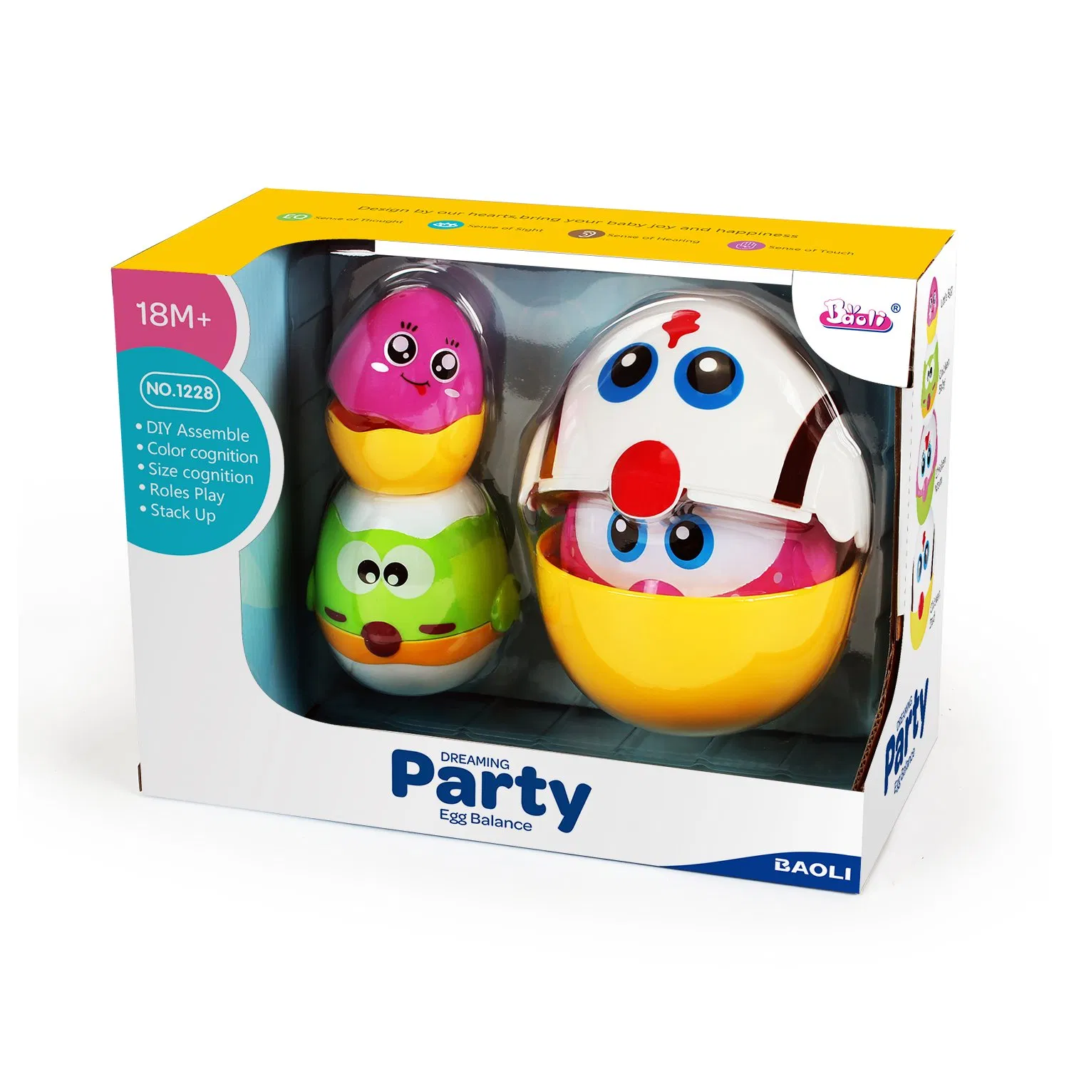 Baoli Easter Egg Stuffer Stacking Baby Toy Early Learning and Cognitive Development