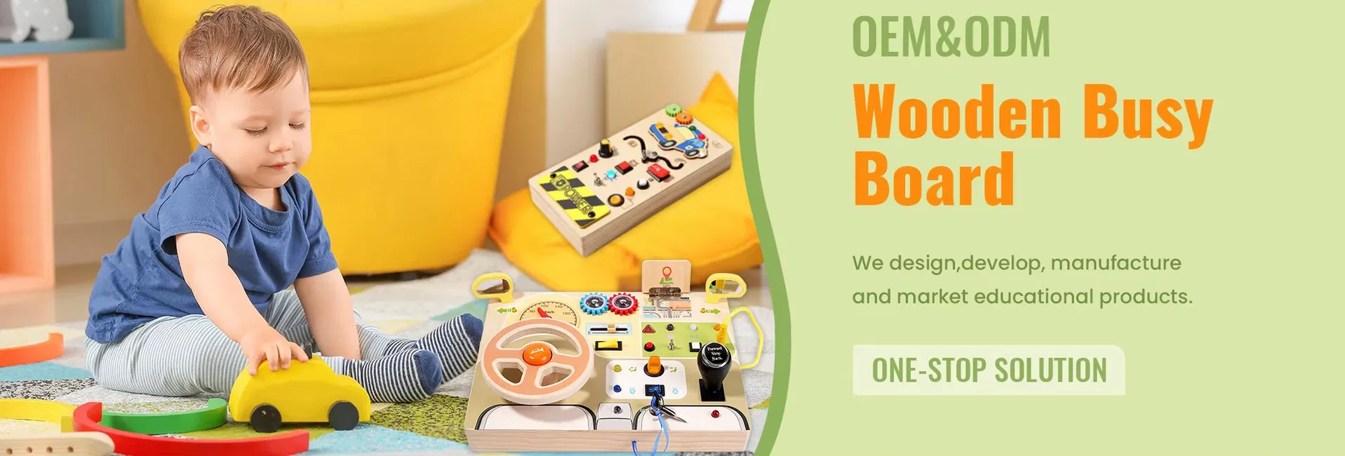 Montessori Wooden Rattle