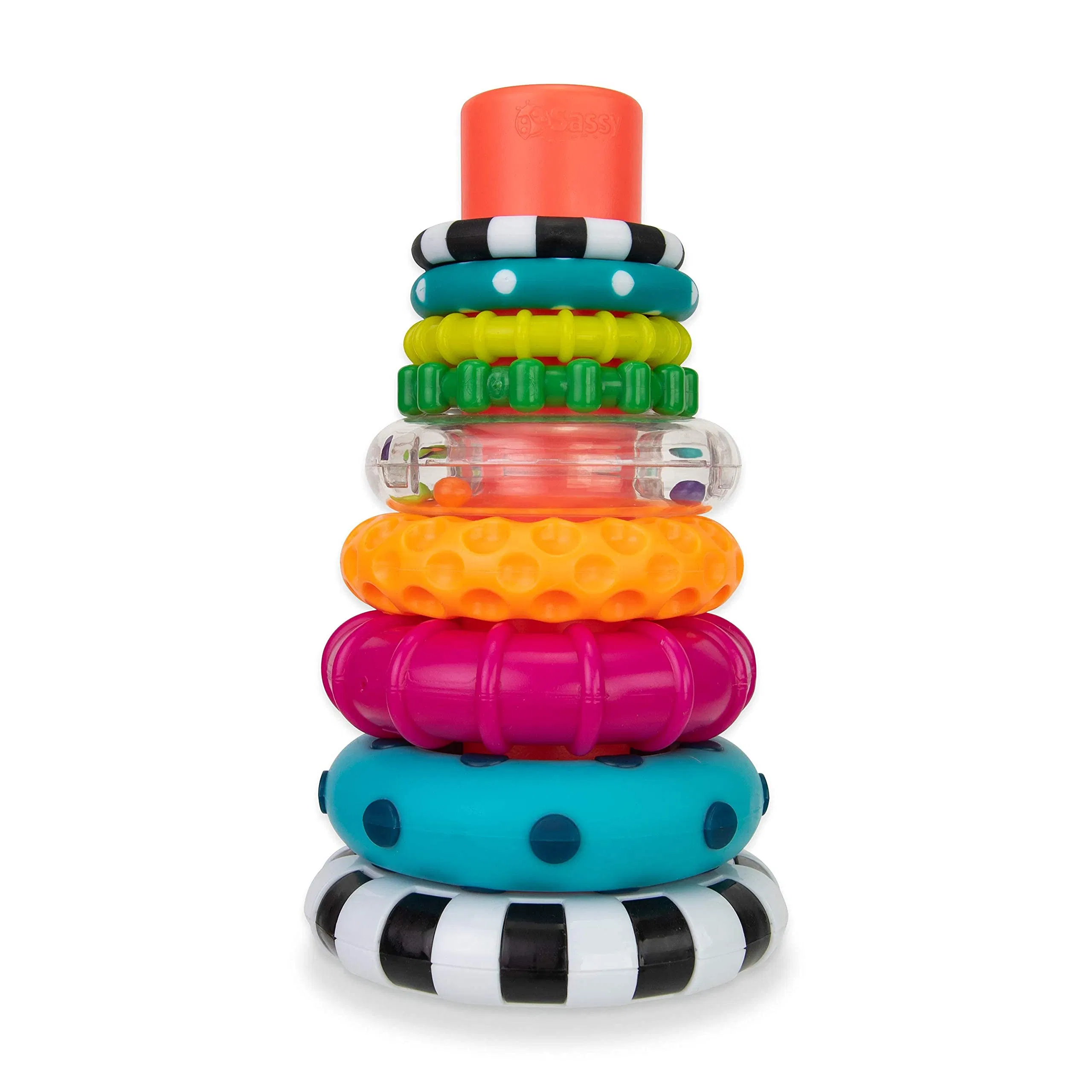 Amazon/Ebey/ Toy Gift Sassy Stacks of Circles Stacking Ring Stem Learning Toy