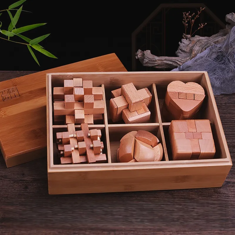 Wooden Educational Building Block Set