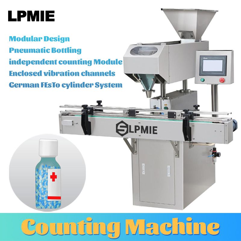 Fully Automatic Pellet Counting and Filling System for Bottling