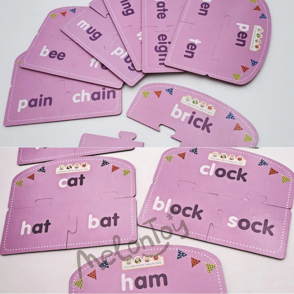 Phonics Puzzle English Language Letter Memory Game Learning for Toddlers Educational Card Game Letters and Language Toys