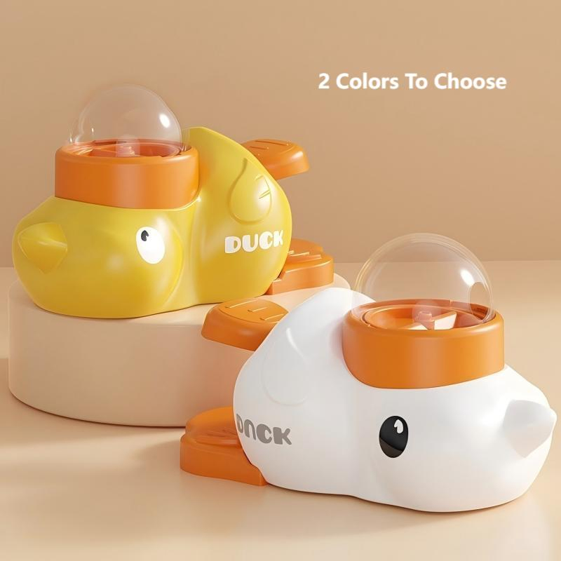 Duck Shaped 2-in-1 Interactive Pet Toy for Cats and Dogs, Puzzle Educational Pet Toy, Cat Dog Slow Feeder, Treat Dispenser Food Leakage Toy, Healthy Eating Toy