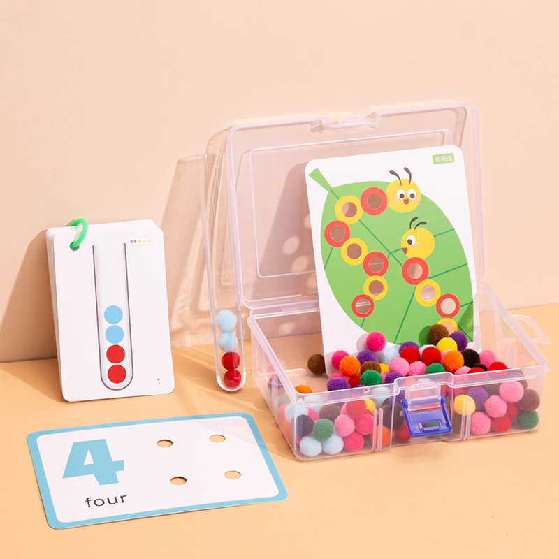 Number Learning Set - Educational Math Toy for Toddlers Ages 3-6 Years - Develops Cognitive Arithmetic, Number Recognition, and Color Matching Skills for Early