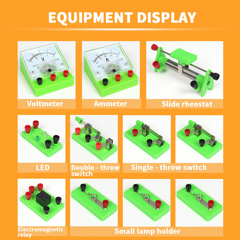 New Science Educational Toys Electromagnetic Experiments Kit Physics Circuit Set Magnetic Levitation Experiment Kit Science Lab Kit for Kids