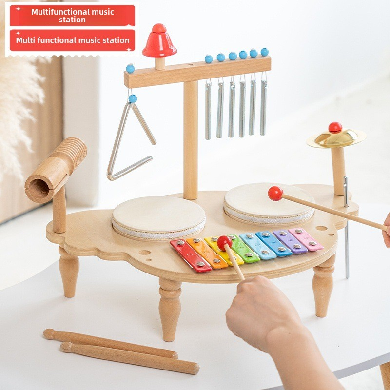 Wholesale Multifunctional Portable Piano Music Table Toy Hand Eye Coordination Early Educational for Kids