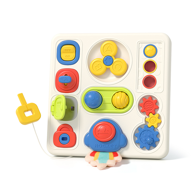 Baby Felt Busy Board Montessori Sensory Toys Multi-Functional Educational Learning Musical Kidstoy for Toddler
