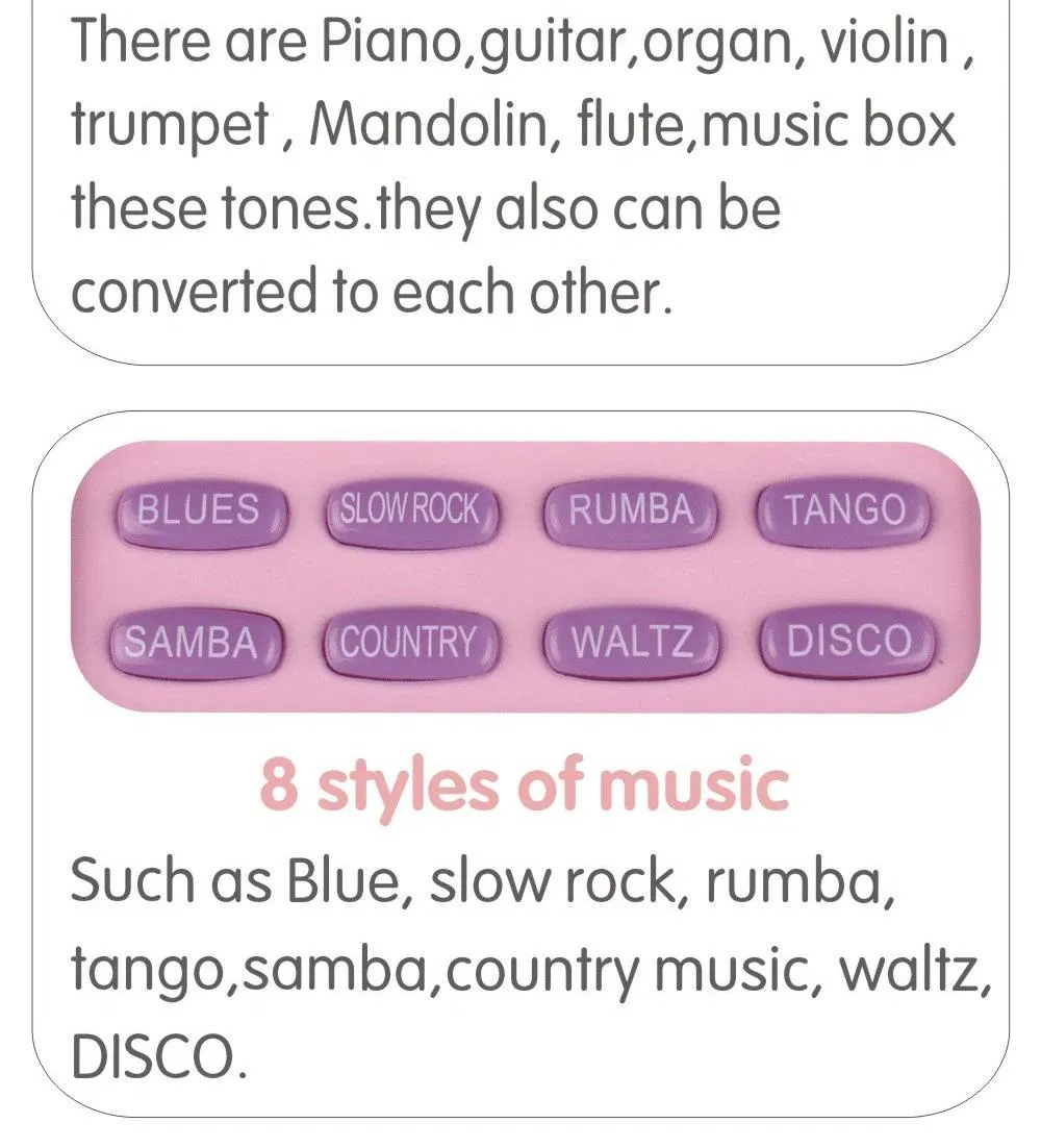 Piano Toy Features