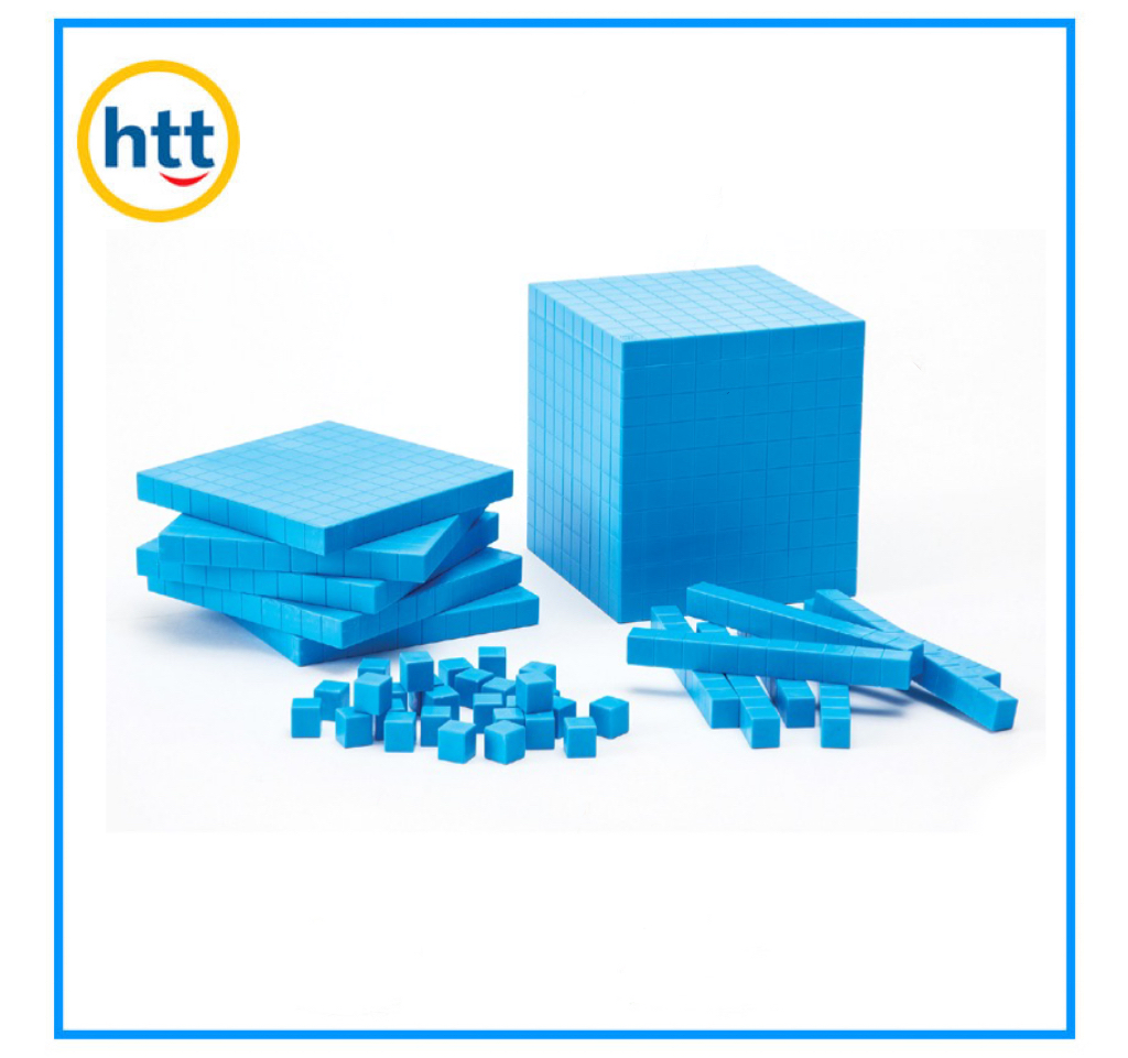 Plastic Base Ten Blocks, Educational Number Blocks Toys, Early Counting Math in School Home Kids Toy, Base 10 Blocks Learning Toys