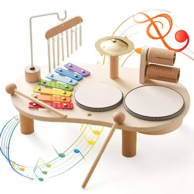 Wholesale Multifunctional Portable Piano Music Table Toy Hand Eye Coordination Early Educational for Kids