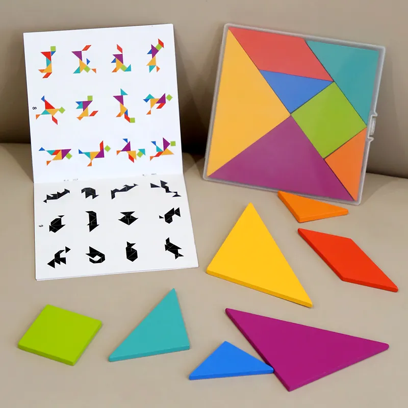 7-Piece Tangram Puzzle – Educational Toy for Kids’ Cognitive Development