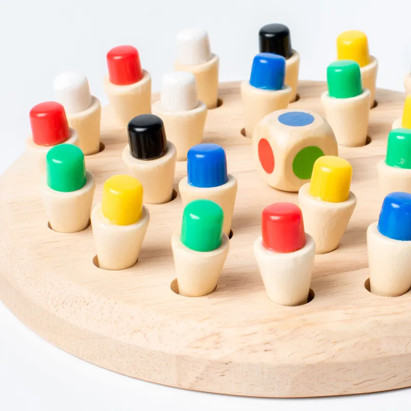 Wooden Memory Chess 3