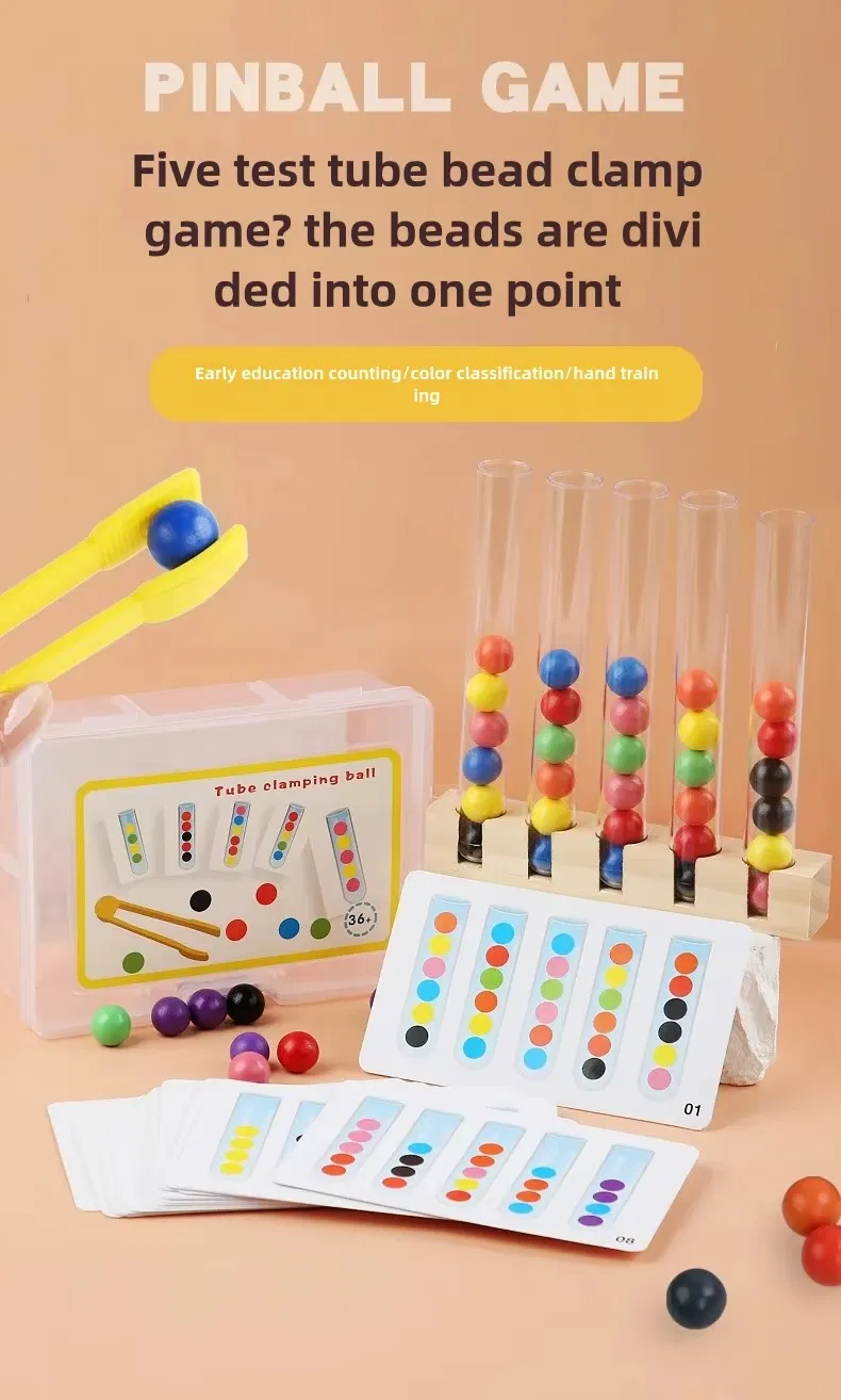 Montessori Educational Puzzle Tube Bead