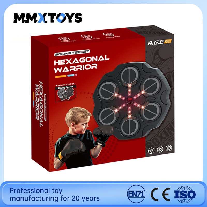 Boxing Exercise Indoor Puzzle Exercise Hands-on Ability Learning Plastic Wholesale Electric Bluetooth Charging Light Interactive Gift Children Toys