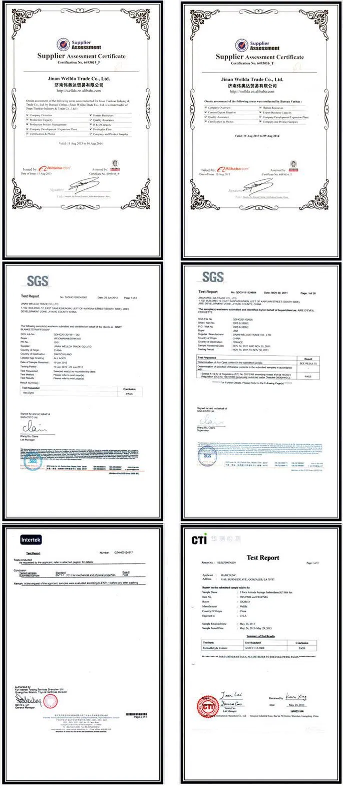 Product Certifications