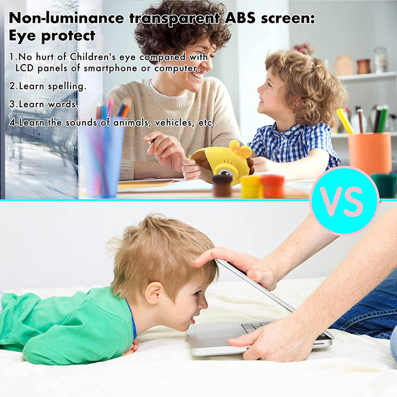 Juguetes Baby Talking Flash Card English Language Reader Learning Machine Educational Toy Montessori Kids Cartoon Giraffe Flashcard Reader Educational Toys