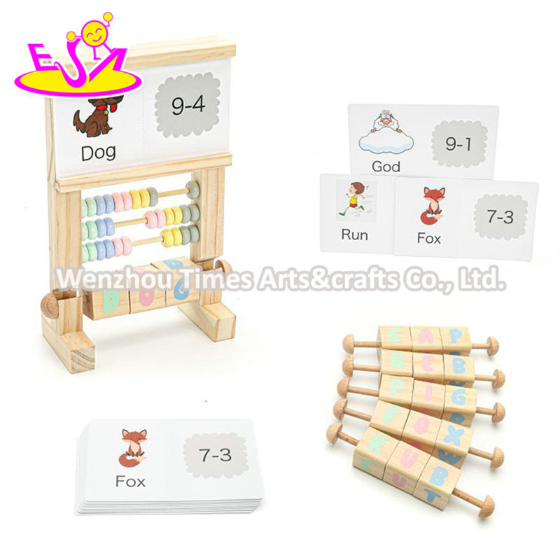 Educational Stem Geometric Toy Wooden Shape Sorter Car for Toddler W12D487