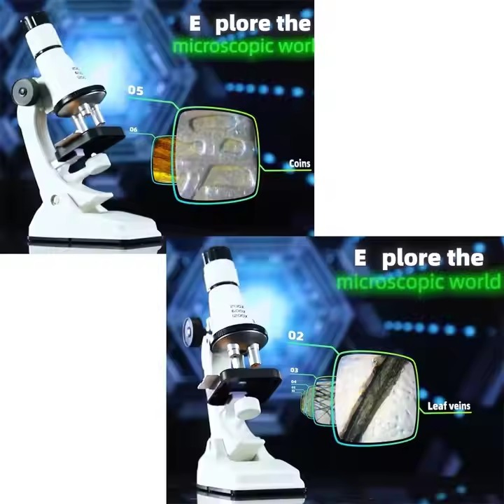 Xinbo Stem Education Learning Equipment Toy for Children Intelligent Science Plastic Learning Observation Microscope