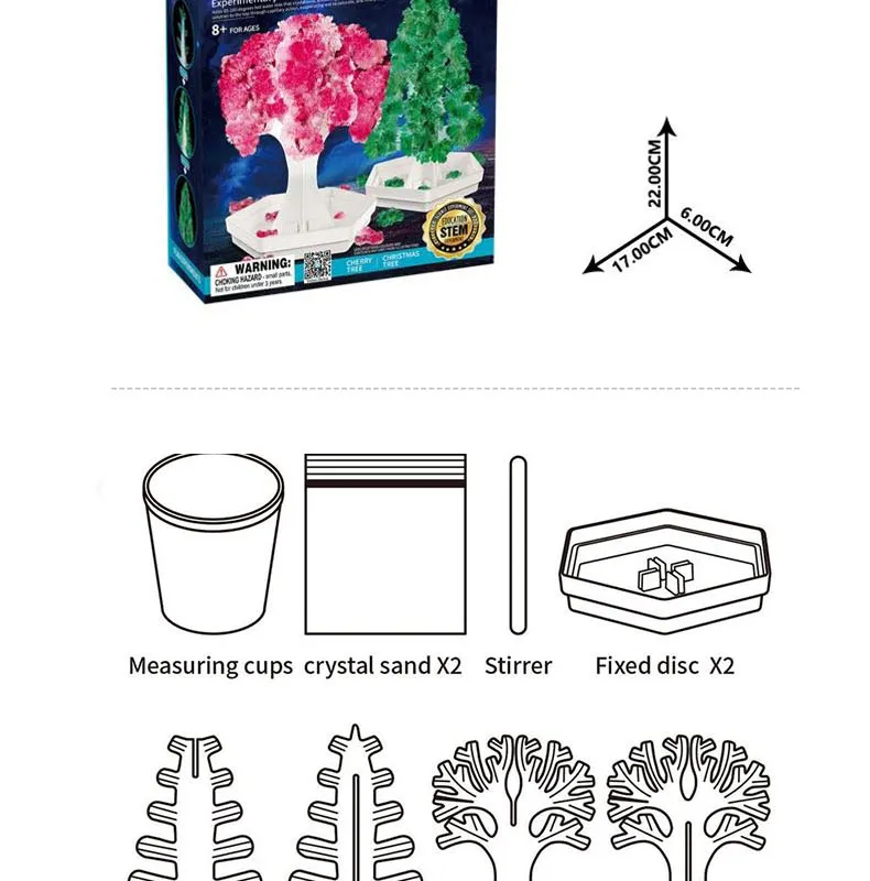 Learning Science Toy Magic Crystal Tree