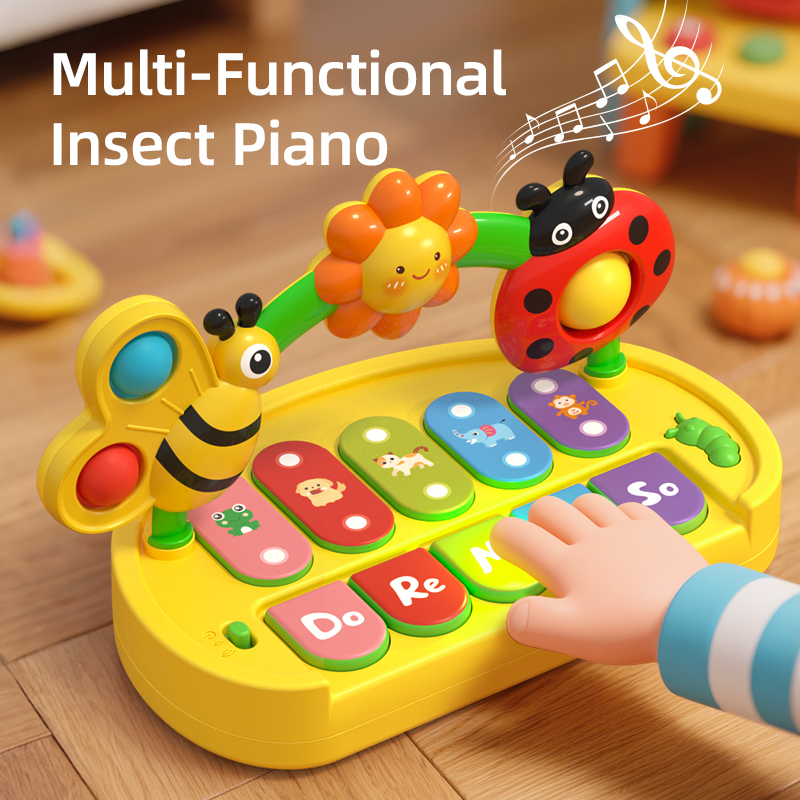 Baby Early Educational Multifunction Plastic Musical Toys Toddler Learning Activity Center Game