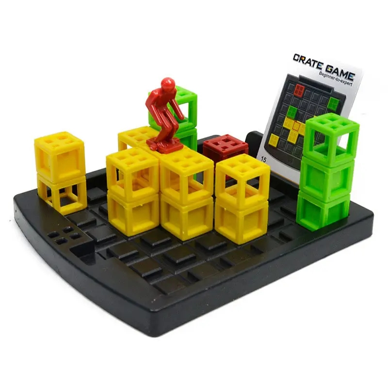 Hand-Eye Coordination Children Toys Creative Ability Judgment Spatial Intelligence Card Type Desktop Game Puzzle Toy Jump Box Game