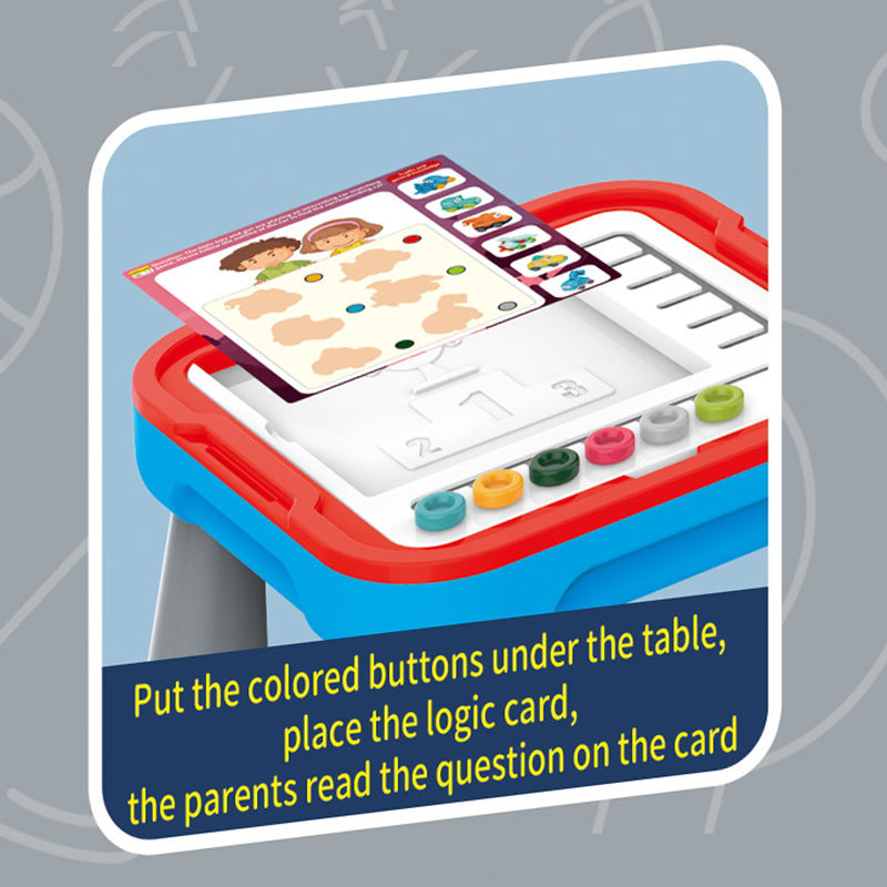 Kids Educational Wholesale Direct Aales Multiple Play Logical Thinking Training Children Memory Matching Board Game Plastic Early Learning Desk Toys