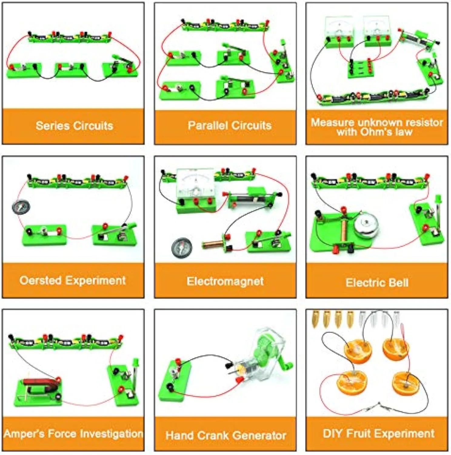 Advanced Educational Toys Electromagnetic Experiments Kit Physics Circuit Set Magnetic Levitation Experiment Kit Science Lab Kit for Kids