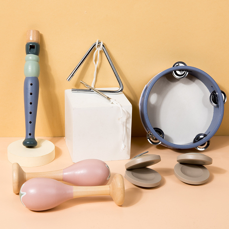 Wood Educational Early Learning Toy Musical Instruments for 3 to 7 Years Old Kids