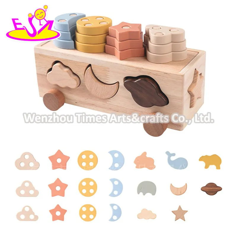 Wooden Shape Sorter Car 3