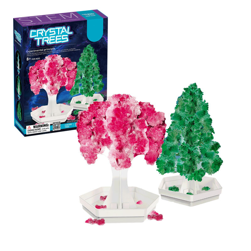 Learning Science Toy Magic Crystal Tree Kids Educational Stem