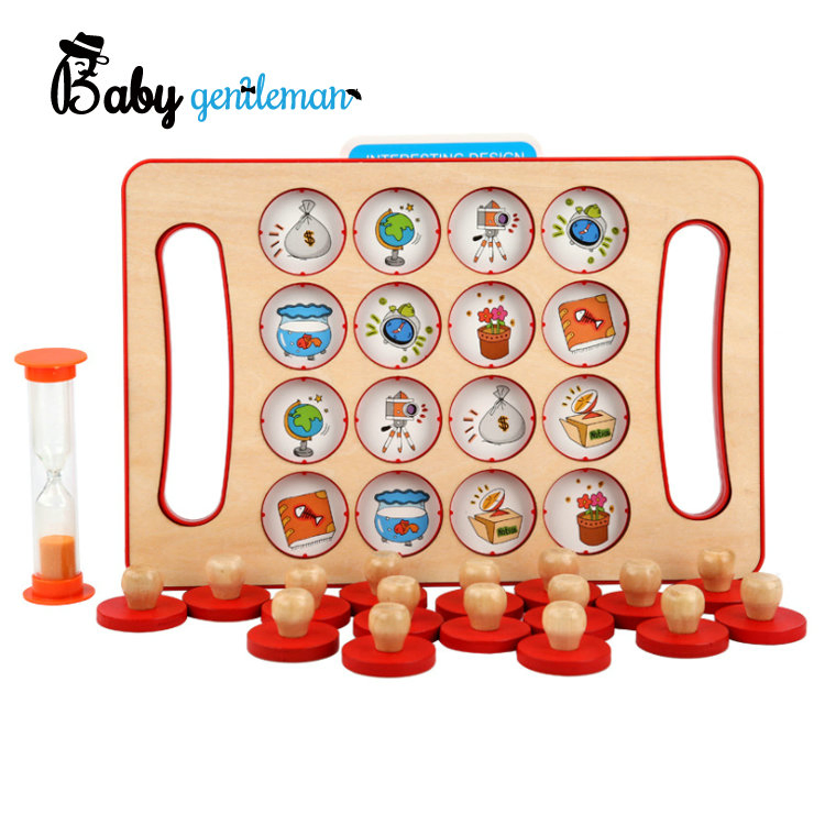 Wooden Matching Game Chess Exercise Memory Training Early Educational Toys Z12046e