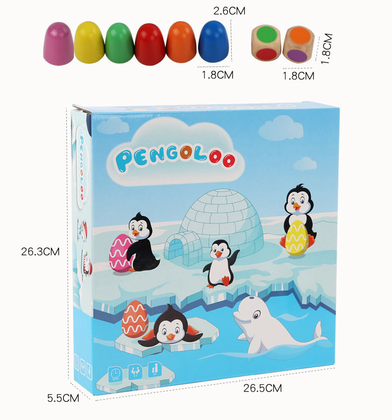 Kids Penguin Memory Training Game Chess Toys Smart Interesting Brain Training Game Preschool Board Game Educational Toy