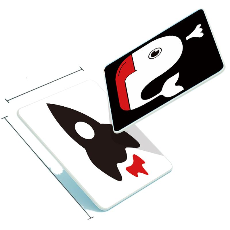 Montessori Baby Toys Black White High Contrast Visual Stimulation Learning Activity Flash Cards Early Education Toys