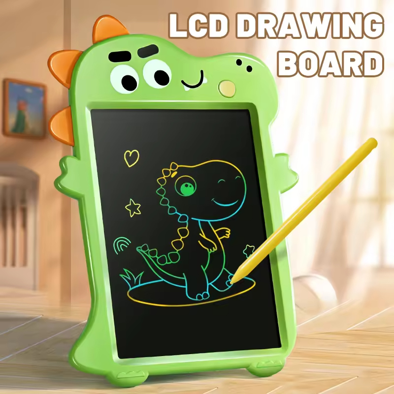 Early Education Stem Learning Drawing Toy for Kids 10-Inch Crocodile LCD Writing Tablet Digital Writing Pads