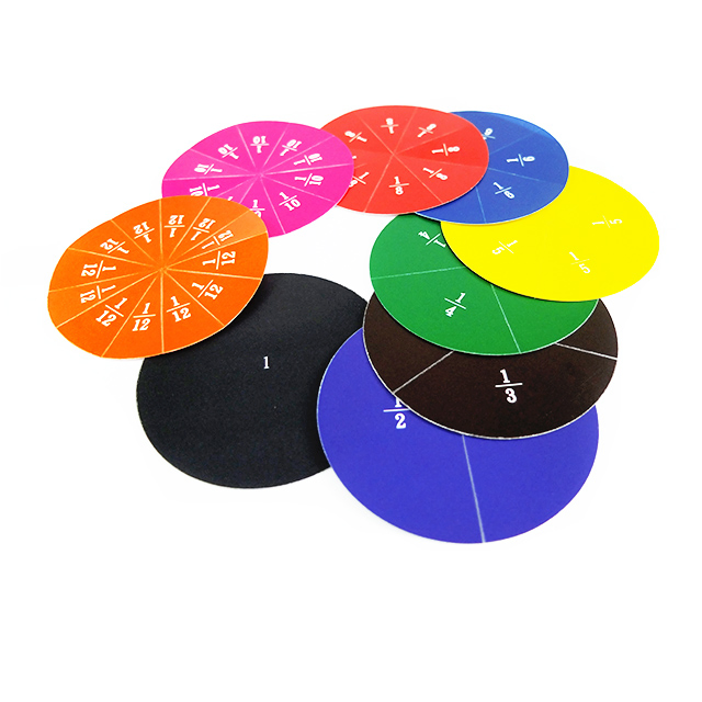 Baby Child Math Montessori Material Manipulatives Play Stick Learning Cube Games Educational PP Fraction Circle Toys