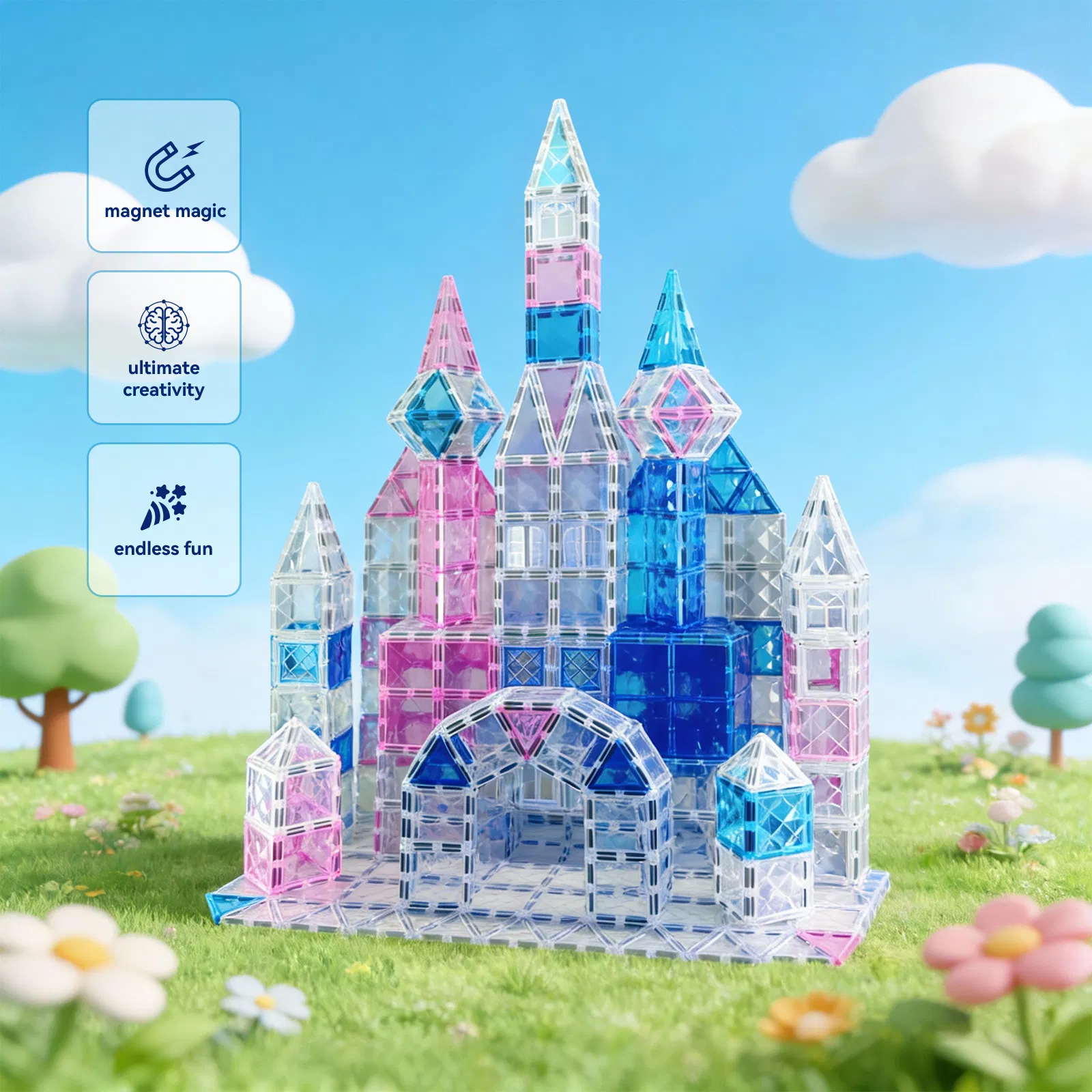 Magnetic Building Blocks Educational Toy