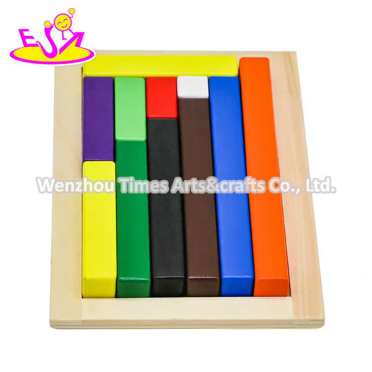2021 Customize Colorful Wooden Block Building Set for Kids W14A257
