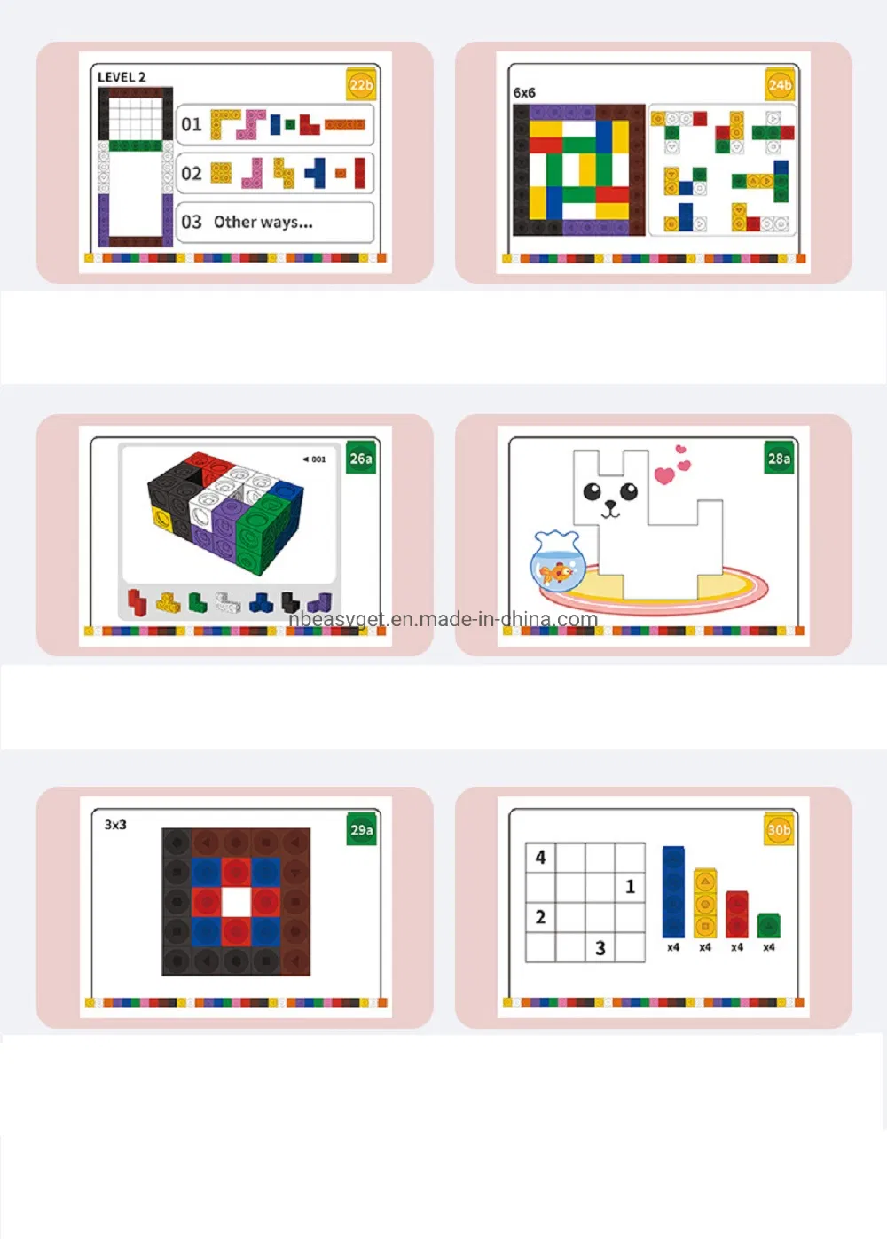 Mathlink Cube Set Detail 2