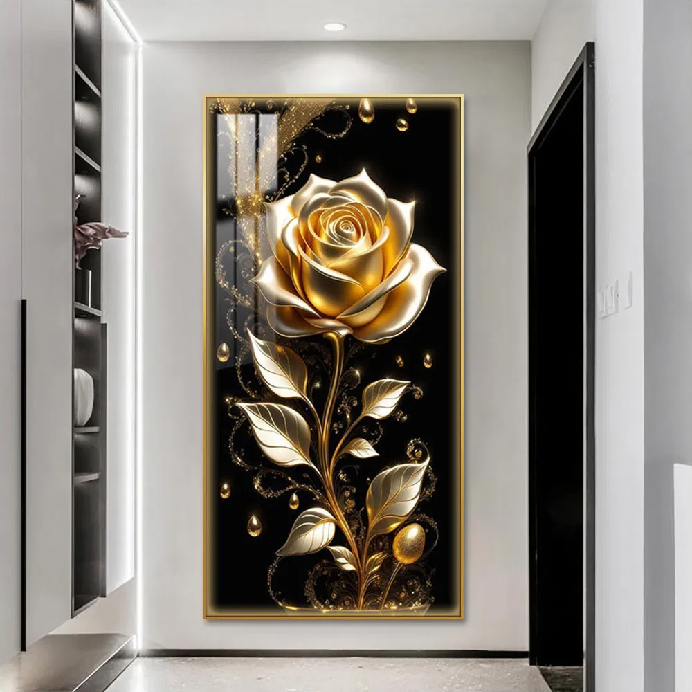Stylish Crystal Porcelain Painting to Beautify Elegant Home Decor Wall Art