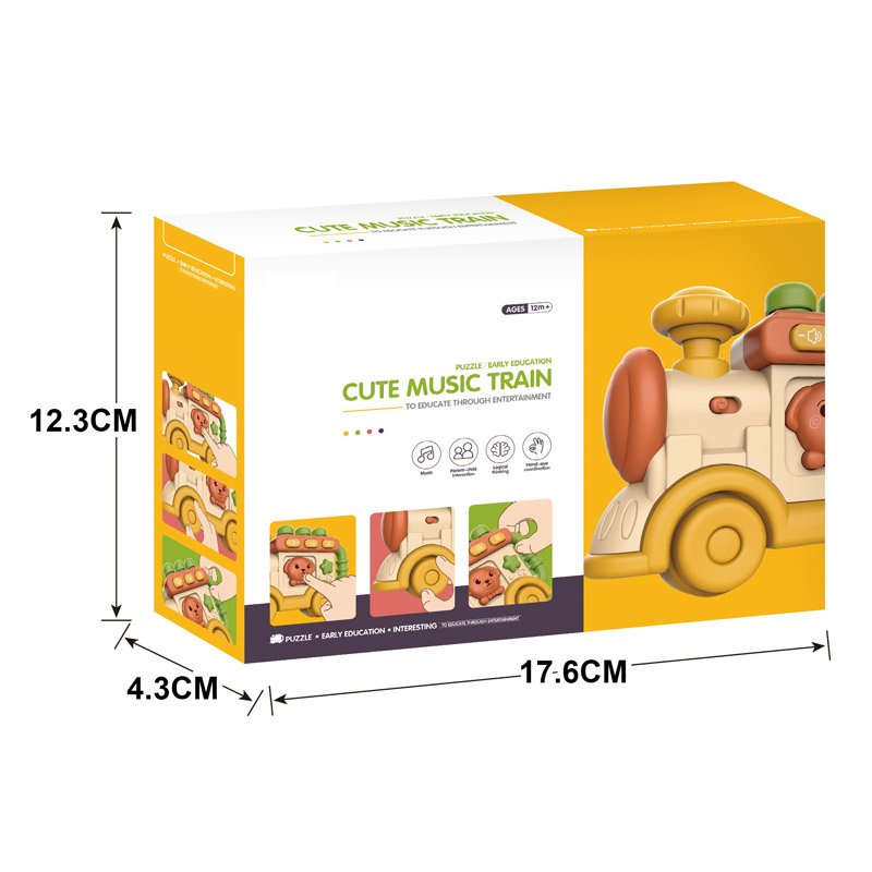 Musical Animals Train with Light &amp; Music Toddler Learning Musical Toy