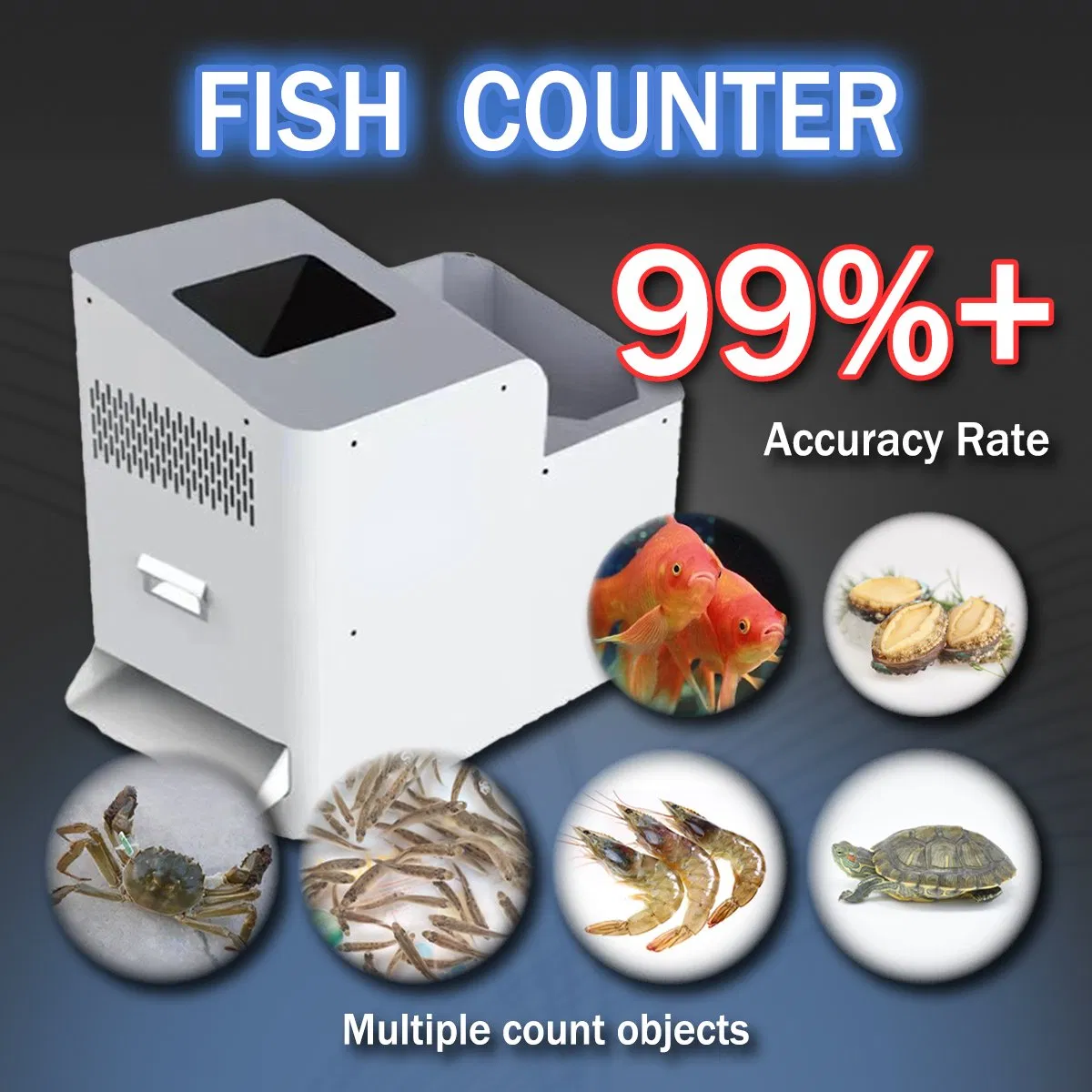 Automatic Fish Counting Equipment Ai Eel Fry Counter Machine Aquaculture Fishery Counting